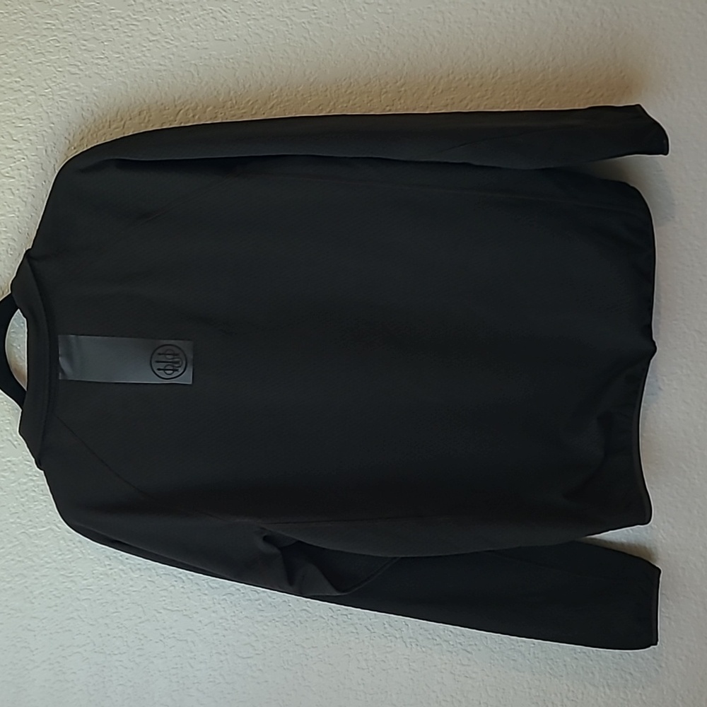 Large Brown Beretta 1/4 Zip Pullover - Picture 3 of 3
